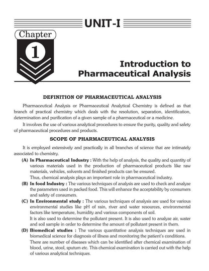 B.Pharm 1st Semester Pharmaceutical Inorganic & Analytical Chemistry Book | BP106T | Latest PCI Syllabus 2026 | NEP 2020 | Bachelor of Pharmacy Study ... Publications (B.pharm First Semester Series)