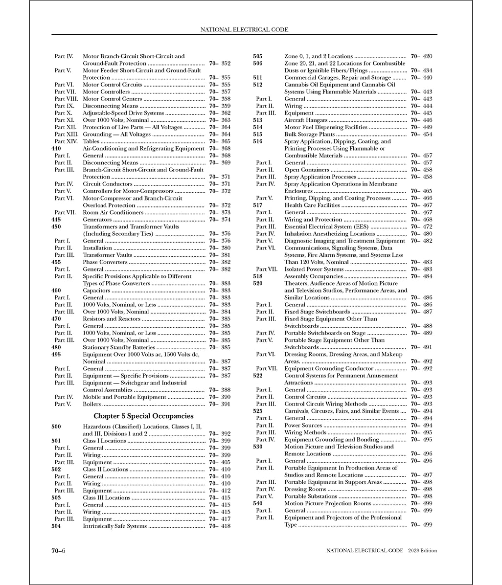 National Electrical Code 2023 (National Fire Protection Associations National Electrical Code)