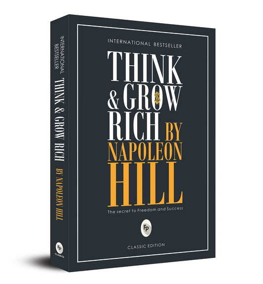 Think & Grow Rich by Napoleon Hill book cover