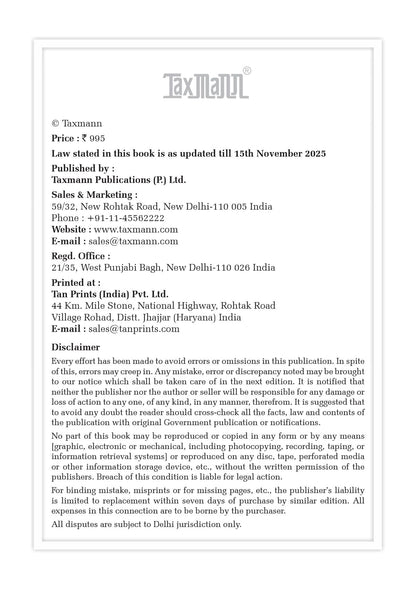 Taxmann's New Criminal Major Acts (BNS | BNSS | BSA) [2026 Edition] – The Single Comparative Reference to Seamlessly Transition from IPC, CrPC and Evidence Act to the New Criminal Law Framework