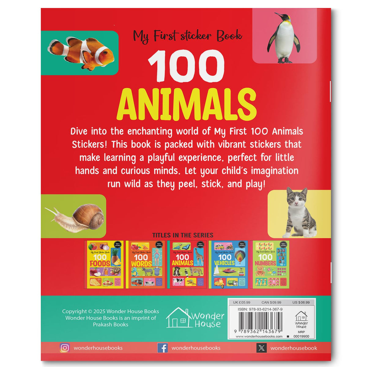 My First 100 Animals Stickers