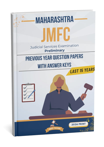 JMFC Maharashtra Judiciary Previous year Question Papers (Prelims) - Latest Printed in 2026