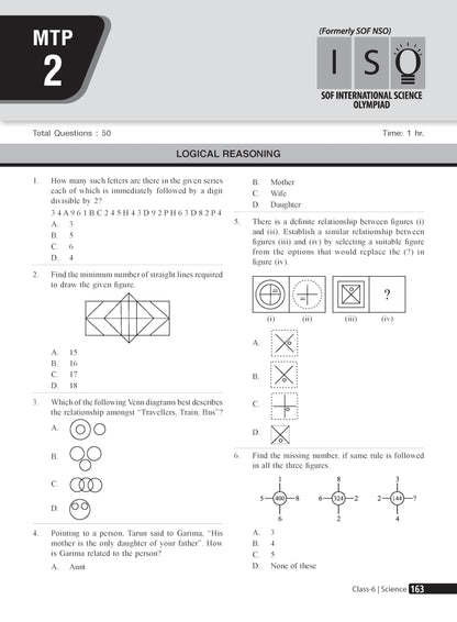MTG Science (ISO) Olympiad Prep Guide Class 6 | Detailed Theory, Exercise with Self Test For Practice | SOF Olympiad Books For Exam 2026-27 (Useful For Level-1 & 2)