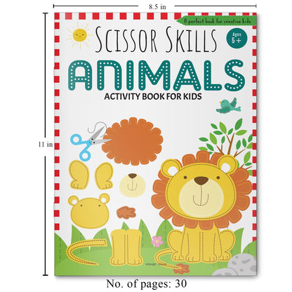 Scissor Skills: Animal (Activity Book for Kids)