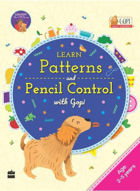 Learn Patterns and Pencil Control with Gopi book cover