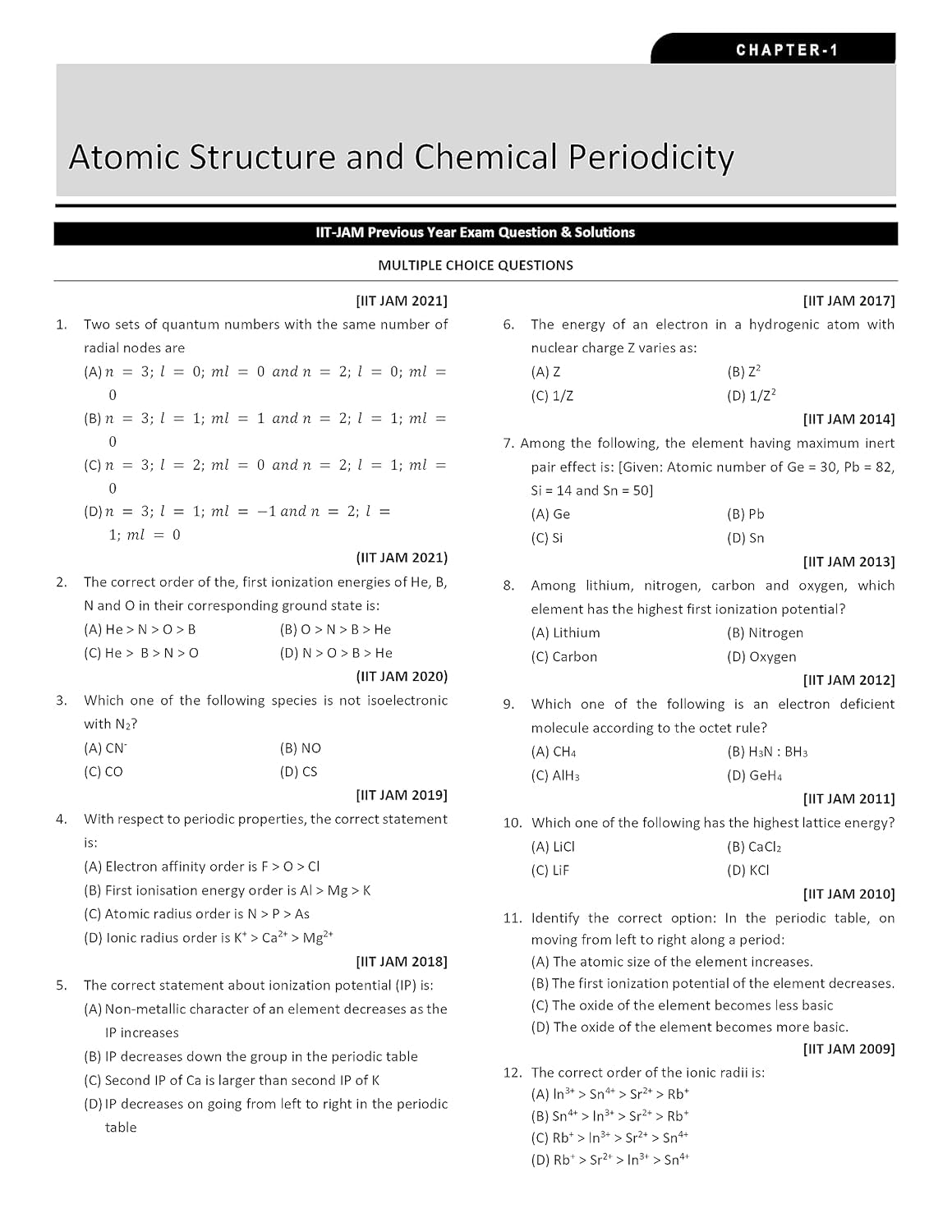 IIT JAM Chemistry Book 2027 | PYQ, Theory & Practice Questions ( 4 Books ) | Previous Years Solved Paper | Complete study Material for Exam Preparation IIT JAM, CUET PG & MSc Chemistry Entrance | IFAS