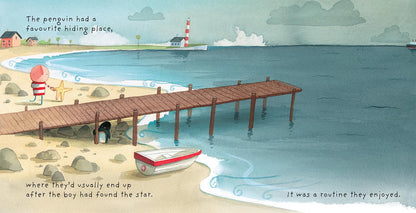 Where to Hide a Star: A new illustrated story about friendship, featuring the boy and the penguin, from highly regarded picture-book creator, Oliver Jeffers