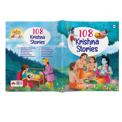 108 Krishna Stories for Children (Illustrated) - Story Book for Kids - Hindu Mythology - Indian Gods & Goddesses - Bedtime Stories - 3 Years to 10 Years Old - English Short Stories for Children