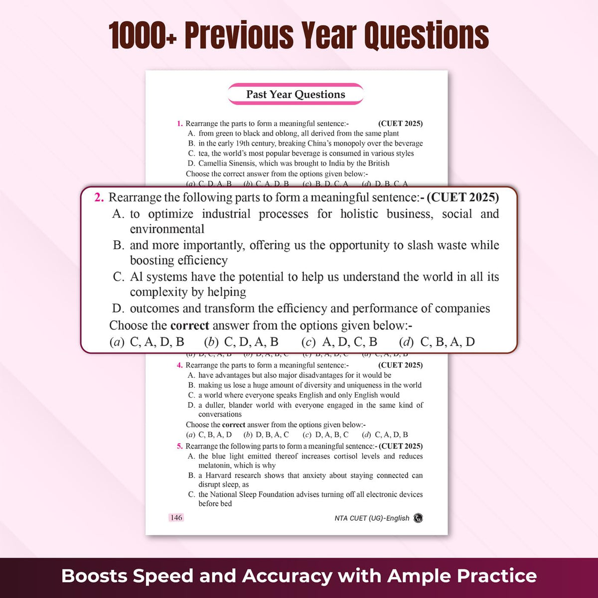 PW CUET UG Entrance Exam Books 2026 – General Test (GT/Section III) & English, Chapterwise & Topicwise Theory + Exercises, PYQ (2025–2022) | Most Probable MCQs Question Bank | Mock Tests | NTA Pattern