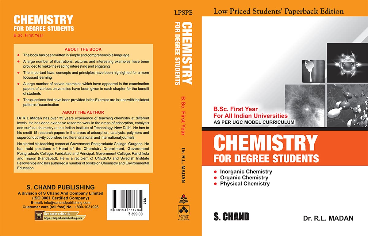 Chemistry for Degree Students B.Sc. First Year (LPSPE)