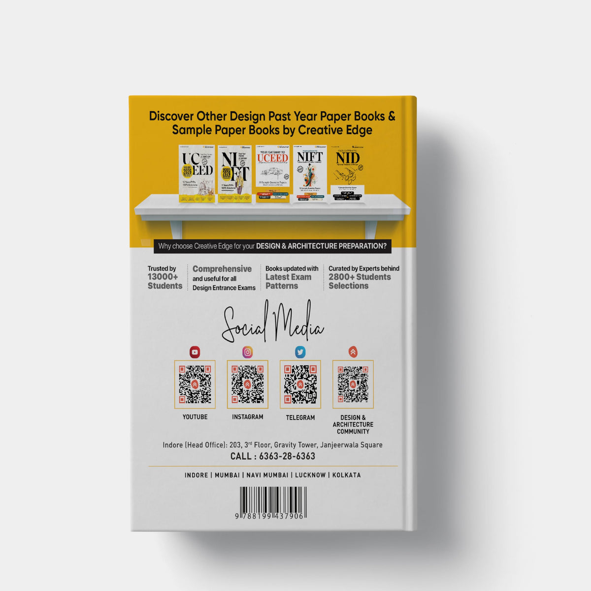 NID, NIFT, and UCEED Past Year Papers (Solved) | Includes 2026 Papers with solution | Complete Study Pack for Top Design Exams