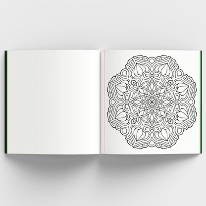Meditative Mandalas: Adult Coloring Book: Meditative Mandalas for Relaxation & Stress Relief | A Mindfulness & Therapy Guide for Adults to Unwind & Boost Creativity [Select Learning]
