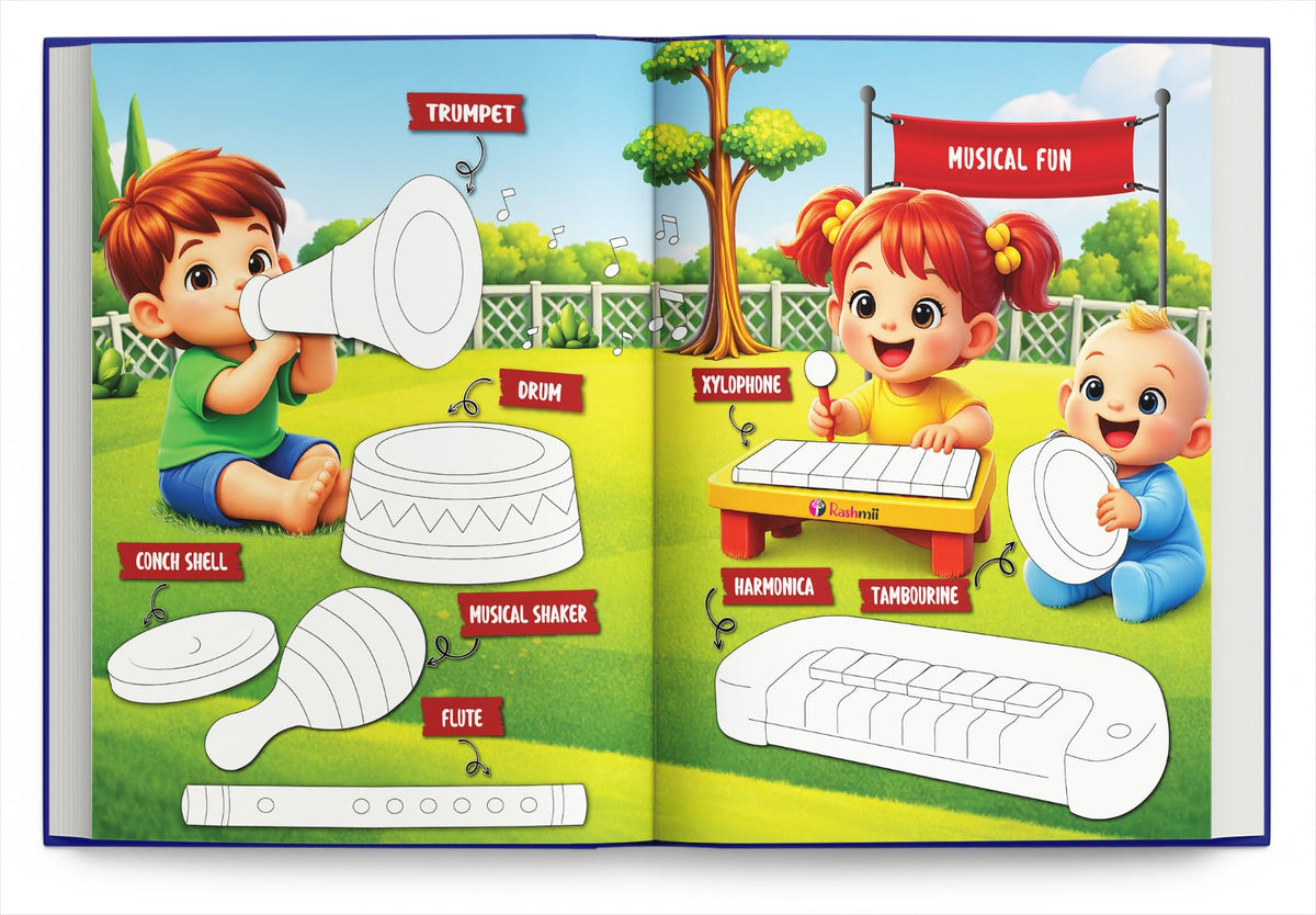 Colouring Book for Kids - 365 Colour Drawing Book | Premium Quality Coloring Book | Ages: 2 - 6 Years | Two Brothers Publications