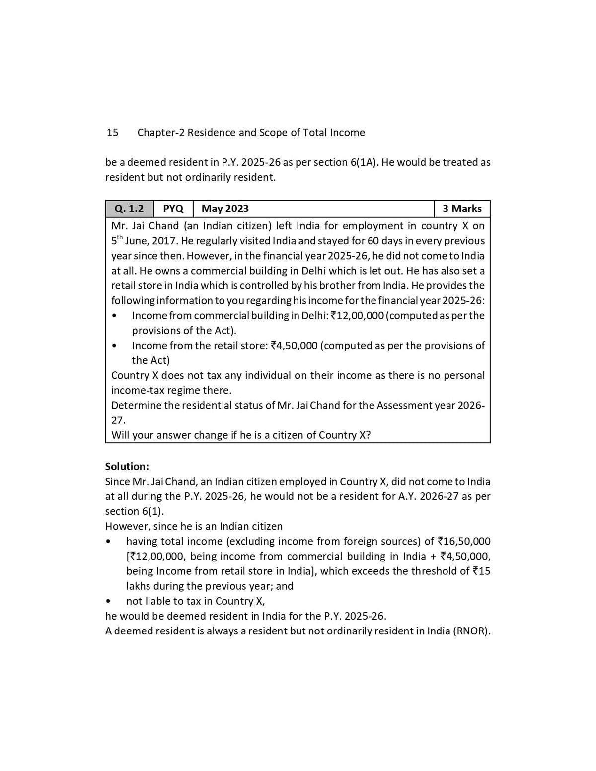 Scanner CA Intermediate | Paper-3: Taxation | For Sep.26 & Jan.27 Exams | Solved Papers with PYQs (Included May 26 Questions) | Shuchita Prakashan: 1 (Scanner Series)