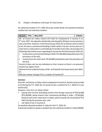 Scanner CA Intermediate | Paper-3: Taxation | For Sep.26 & Jan.27 Exams | Solved Papers with PYQs (Included May 26 Questions) | Shuchita Prakashan: 1 (Scanner Series)