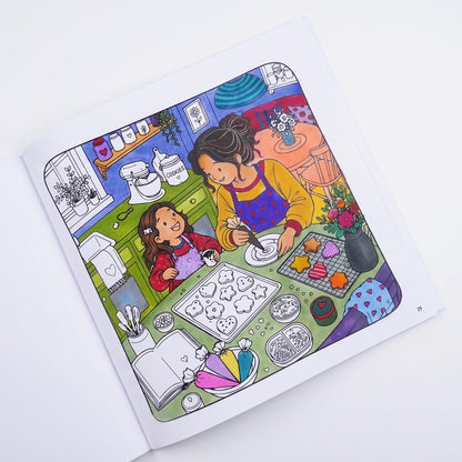 The Hummingbird Cozy Moments: A Cozy Coloring Book for All Ages Featuring Family, Friendship, Mother-Daughter Scenes, Hygge, Slow Living & Heartwarming Everyday Rituals (Cozy Travel Book Series)