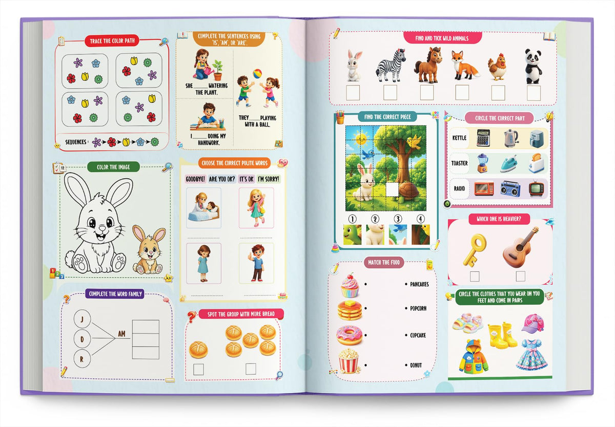 Activity Book for 6 Year Old | Best Selling 1001 Brain Booster Activity Book for 6+ Year Old | Kids Activity Book - Puzzle, Sudoku, Maze, Colouring, Dot To Dot, Matching, Seek & Find, Spot Difference
