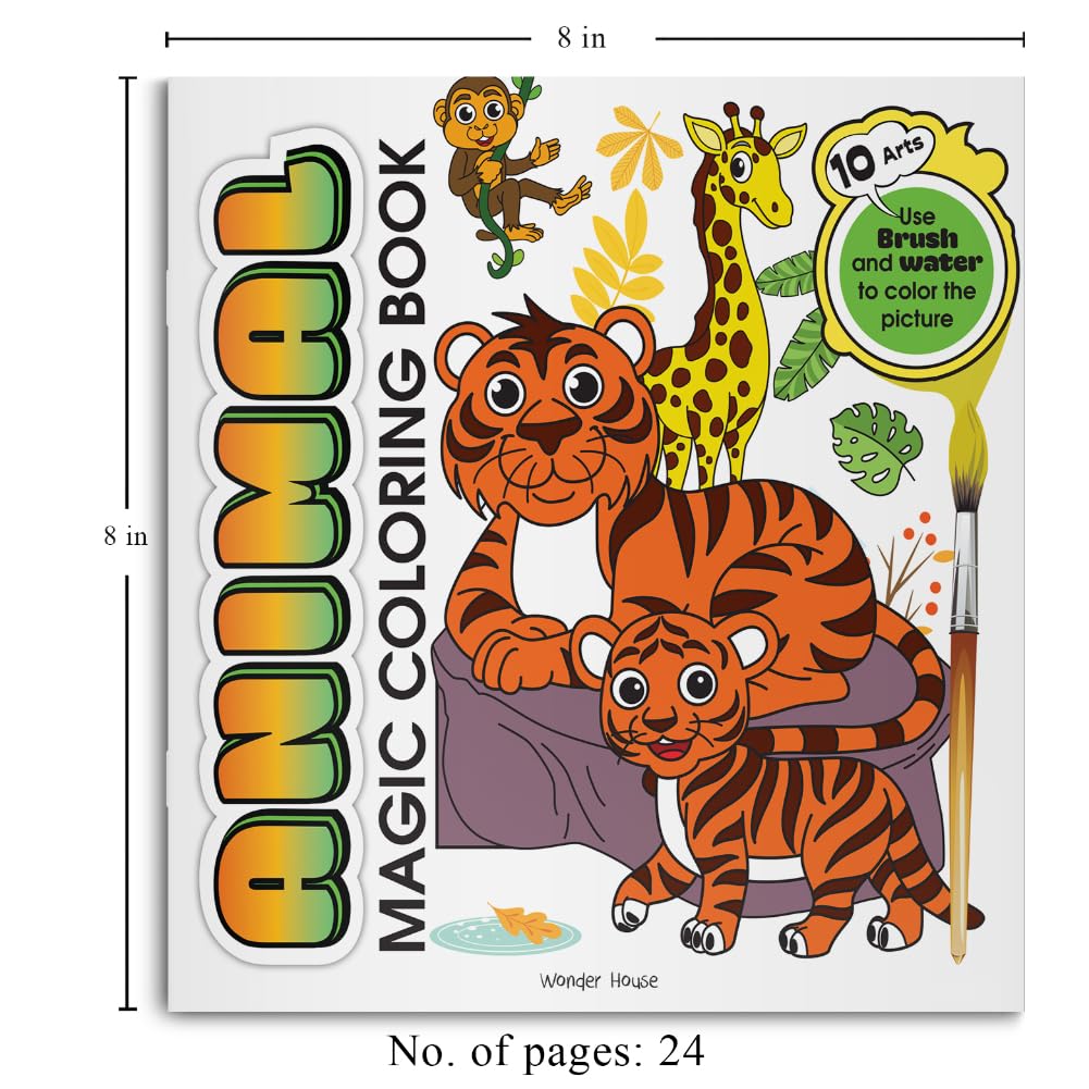 Animal Magic Coloring Book
