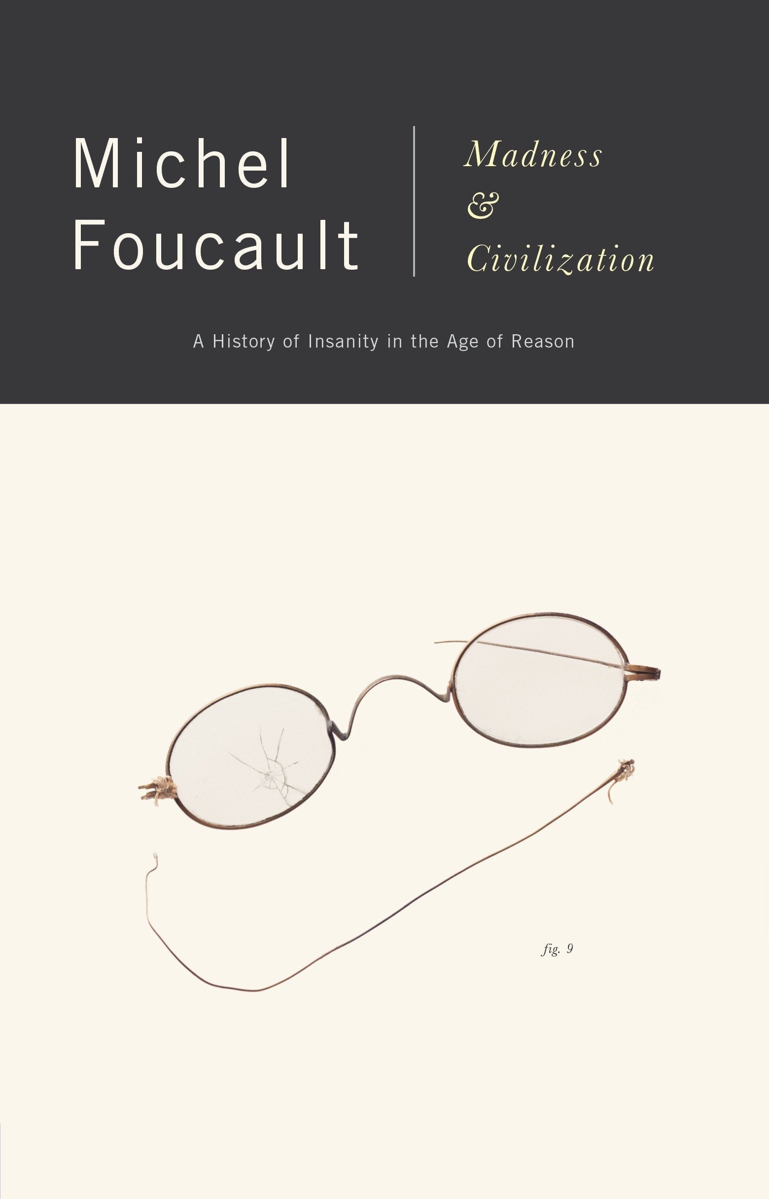 Madness and Civilization: A History of Insanity in the Age of Reason (Vintage) by Michel Foucault (Author) book cover