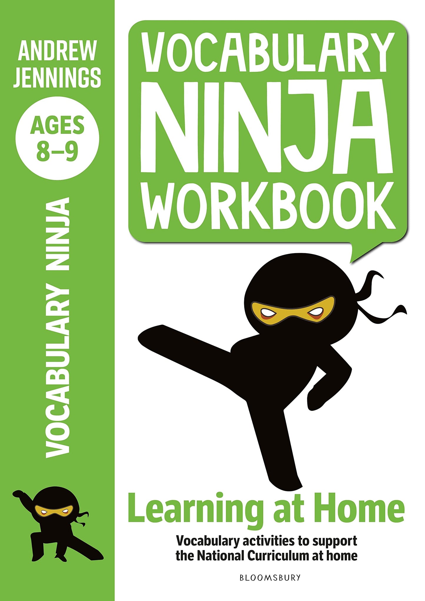 Vocabulary Ninja Workbook For Ages 8-9 book cover
