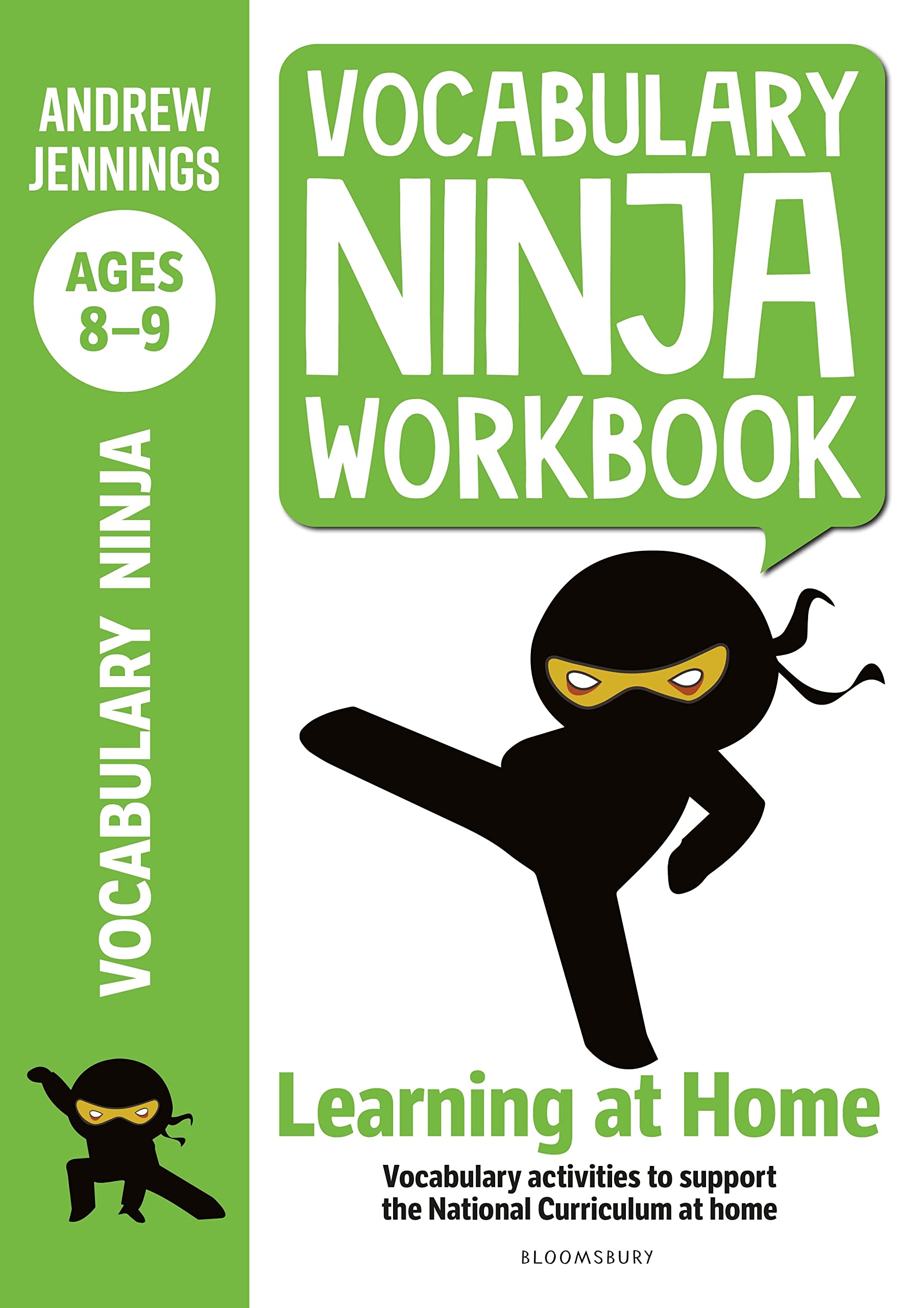 Vocabulary Ninja Workbook For Ages 8-9 book cover