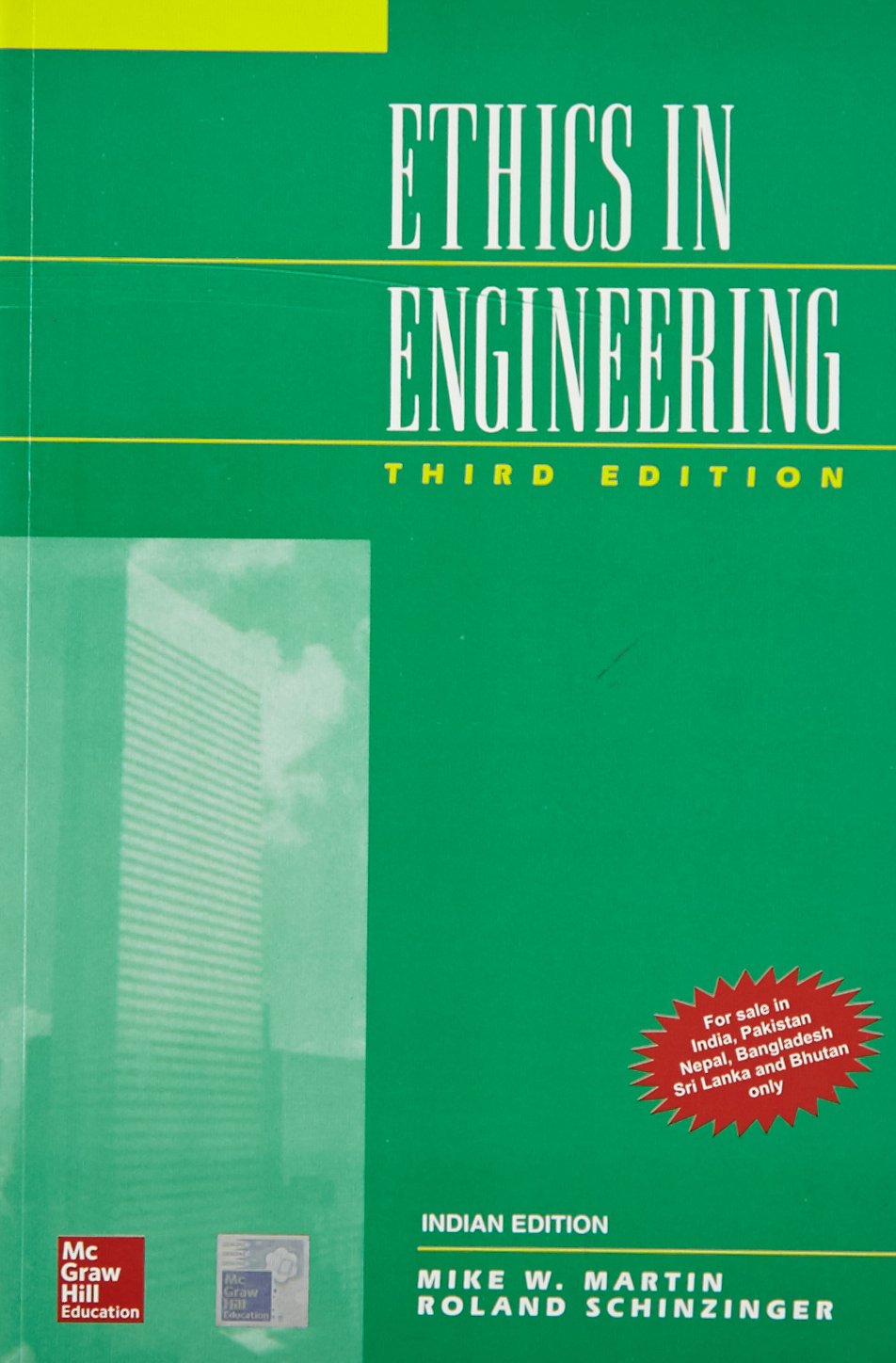 Ethics In Engineering book cover