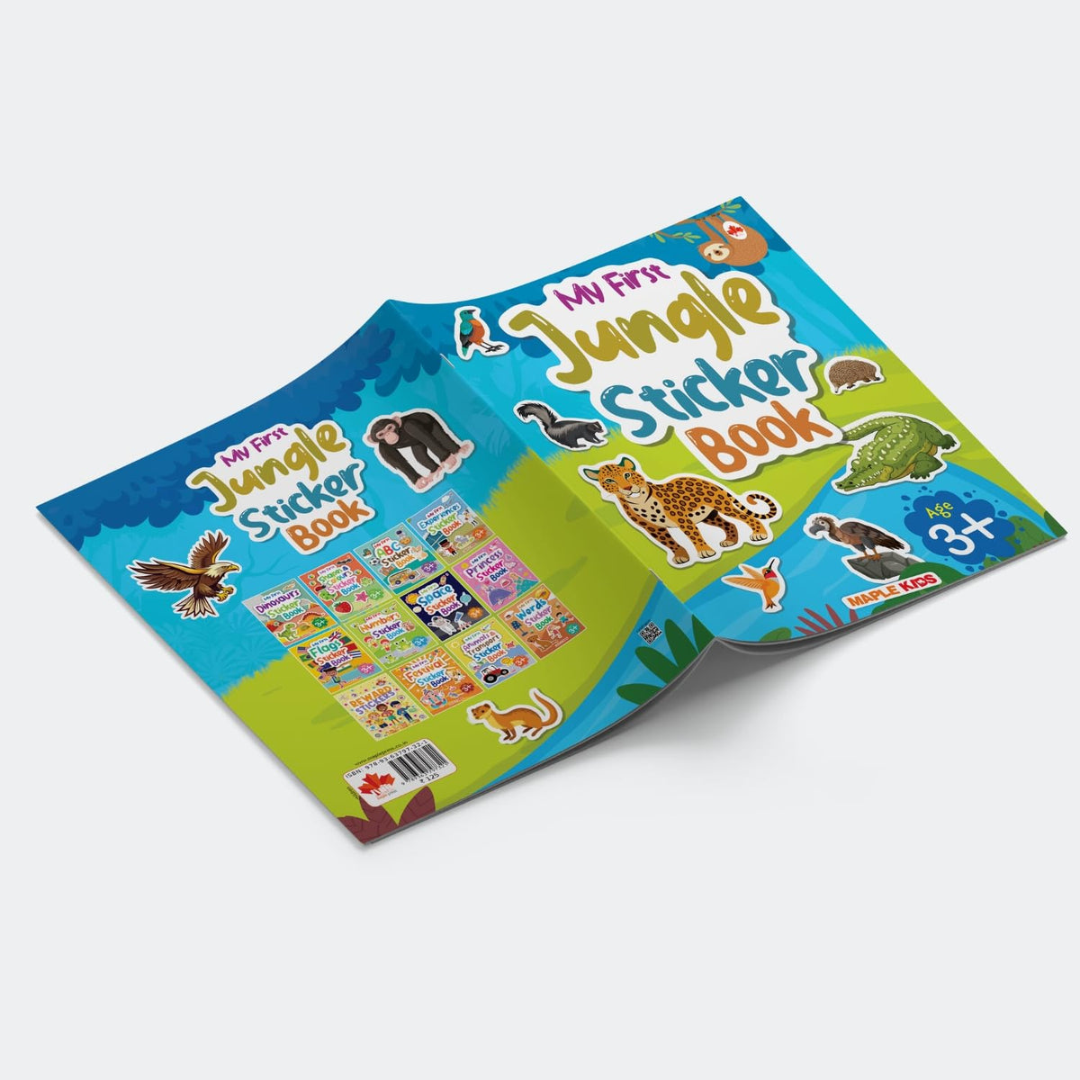 My First Sticker Book - Jungle - Activity Book for Kids - Stickers for Children - Age 3+ Years