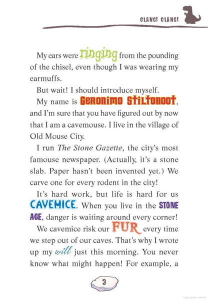 GERONIMO STILTON - CAVEMICE#01 THE STONE OF THE FIRE: 1