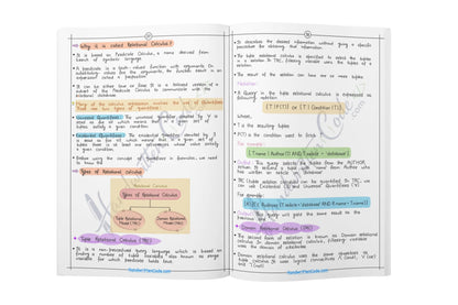 DBMS Simplified Handwritten Notes 2026 | Beginner to Advanced Database Management System Guide | Concepts, ER Diagrams, SQL Basics & Quick Revision Book