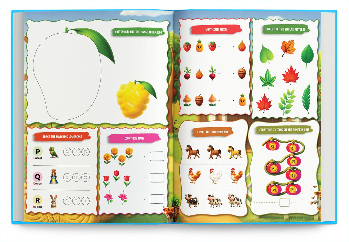 Activity Book for 4 Year Old | Best Selling 1001 Brain Booster Books for 4+ Year Old Children | Kids Activity Book - Puzzles, Mazes, Colouring, Dot-To-Dot, Matching, Seek & Find, Spot the Difference
