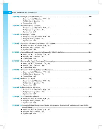 Review of Preventive and Social Medicine (Including Biostatistics), 16/E - A must have PSM book for NEET PG, INI-CET and FMGE | PYQs (2005-2025) and Image-Based MCQs (2012-2025): 1