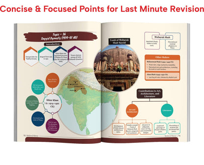 Disha Medieval History of India Simplified for UPSC & State PSC Civil Services Exams | 4 color Book Powered with Infographics, Mindmaps, Pictures & Tables