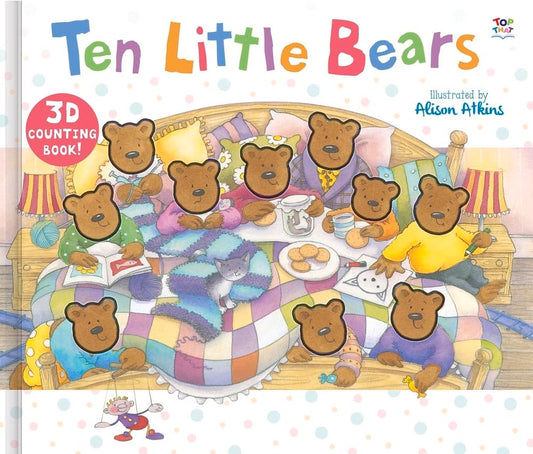 COUNTING TO TEN BOOKS: TEN LITTLE BEARS book cover