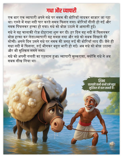 Panchtantra Ki Kahaniyan Hindi | 101 Panchatantra Story Books in Hindi for Kids (Hardback) | Premium Quality Moral Story Book by Pandit Vishnu Sharma | Two Brothers Publications