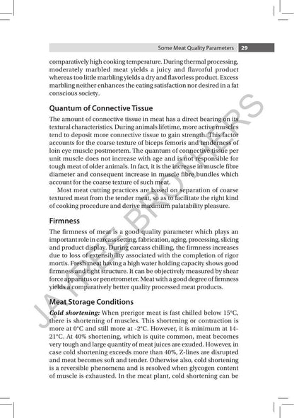 MEAT & MEAT PRODUCTS TECHNOLOGY INCLUDING POULTRY PRODUCTS TECHNOLOGY