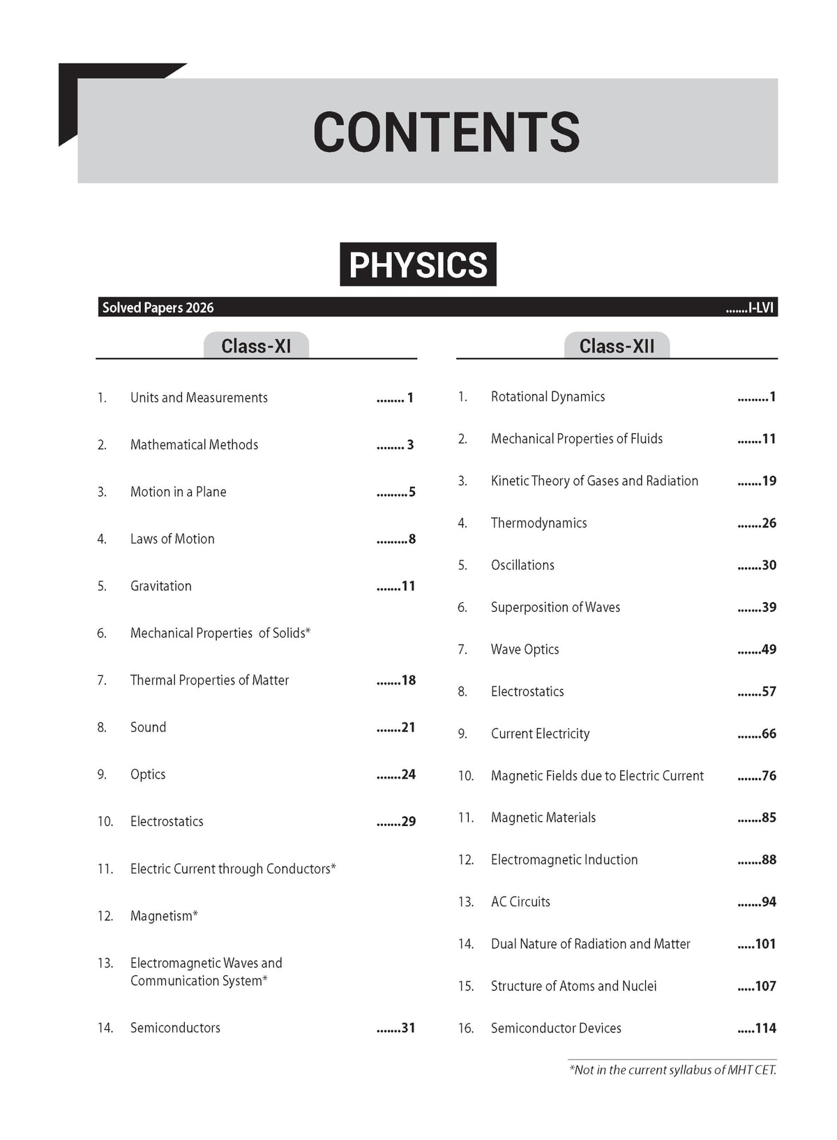 MTG 11 Years MHT CET PYQ Book For 2027 Exam | MHTCET Chapterwise Previous Solved Questions Papers | Mock Test Papers For Physics, Chemistry & Mathematics