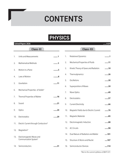 MTG 11 Years MHT CET PYQ Book For 2027 Exam | MHTCET Chapterwise Previous Solved Questions Papers | Mock Test Papers For Physics, Chemistry & Mathematics