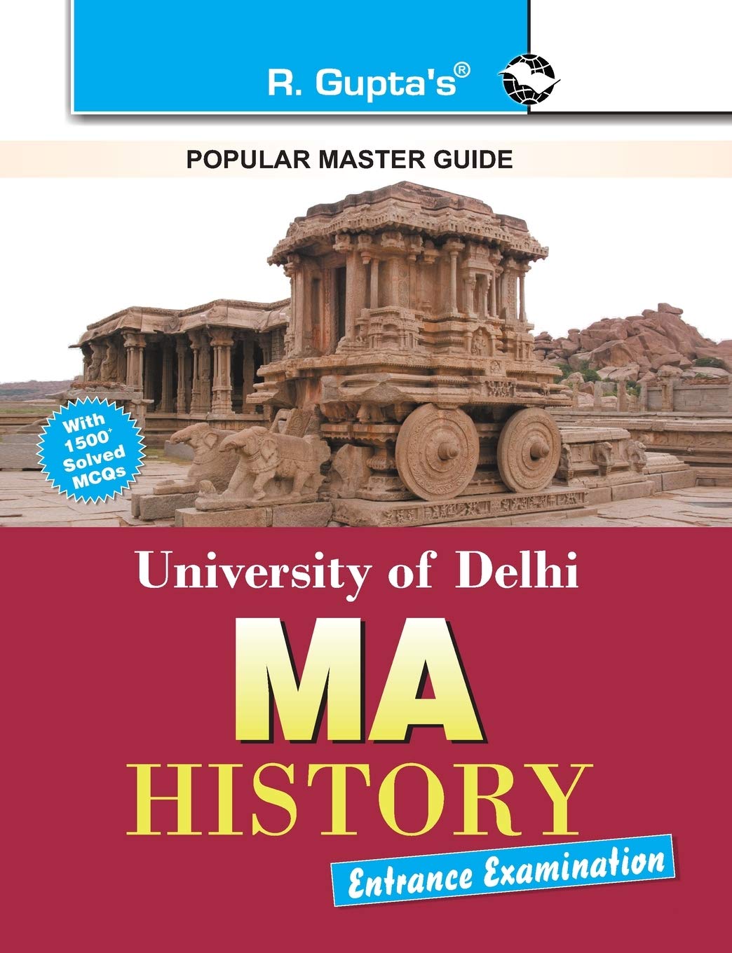 University of Delhi (DU) M.A. History Entrance Exam Guide by RPH Editorial Board (Author) book cover