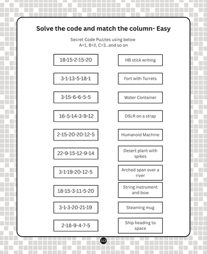 Brain Games for Creative Minds - Ultimate Puzzles for Adults - Level-1 & 2 - Sudoku, Kakuro, Crosswords, Word Search, Mazes, Logic & Number Games, Mind Relaxing Games for Adults