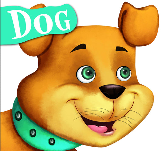 Board Book : Dog ( Animals and Birds ) - Cutout Board Books by Om Books Editorial Team book cover