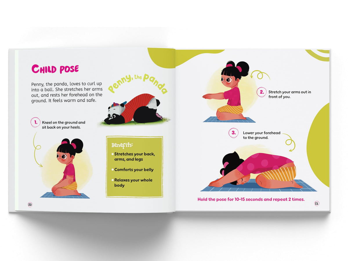Yoga for Kids: Fun and Simple Yoga Poses I Step-by-Step Guide to Physical and Mental Well-being I Illustrated Asanas for Kids of All Ages I Ages 6+