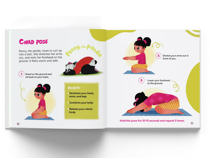 Yoga for Kids: Fun and Simple Yoga Poses I Step-by-Step Guide to Physical and Mental Well-being I Illustrated Asanas for Kids of All Ages I Ages 6+