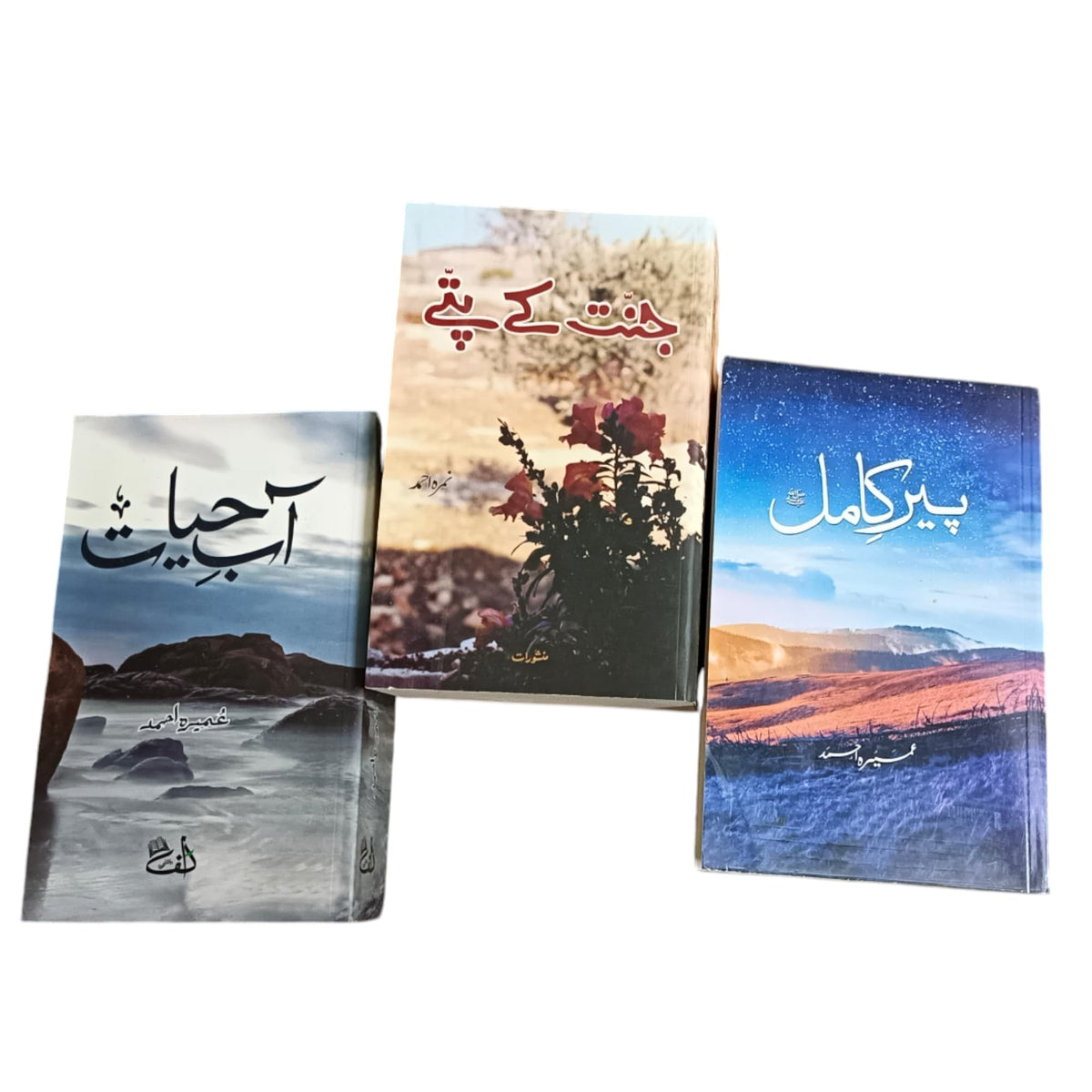 Peer e kamil, Aabe Hayat, Jannat ke patte Urdu novels (Pack of 3)