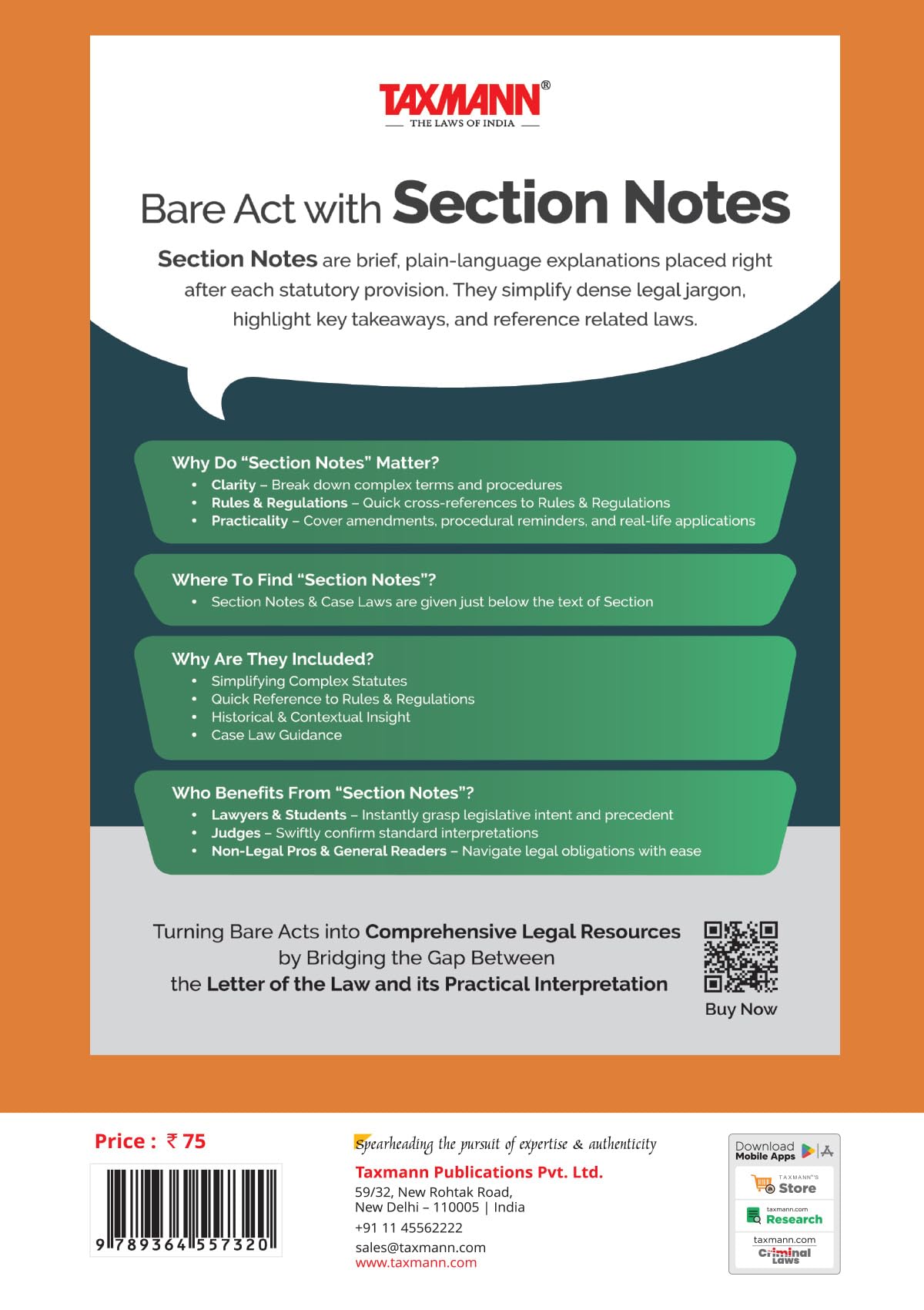 Taxmann's Registration Act 1908 [Bare Act without Comments | AIBE] – Complete Statutory Text with Section 17 on Compulsory Registration and Section 49 on the Effect of Non-registration