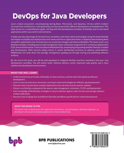 DevOps for Java Developers: DevOps and DevSecOps best practices for Java developers (English Edition)