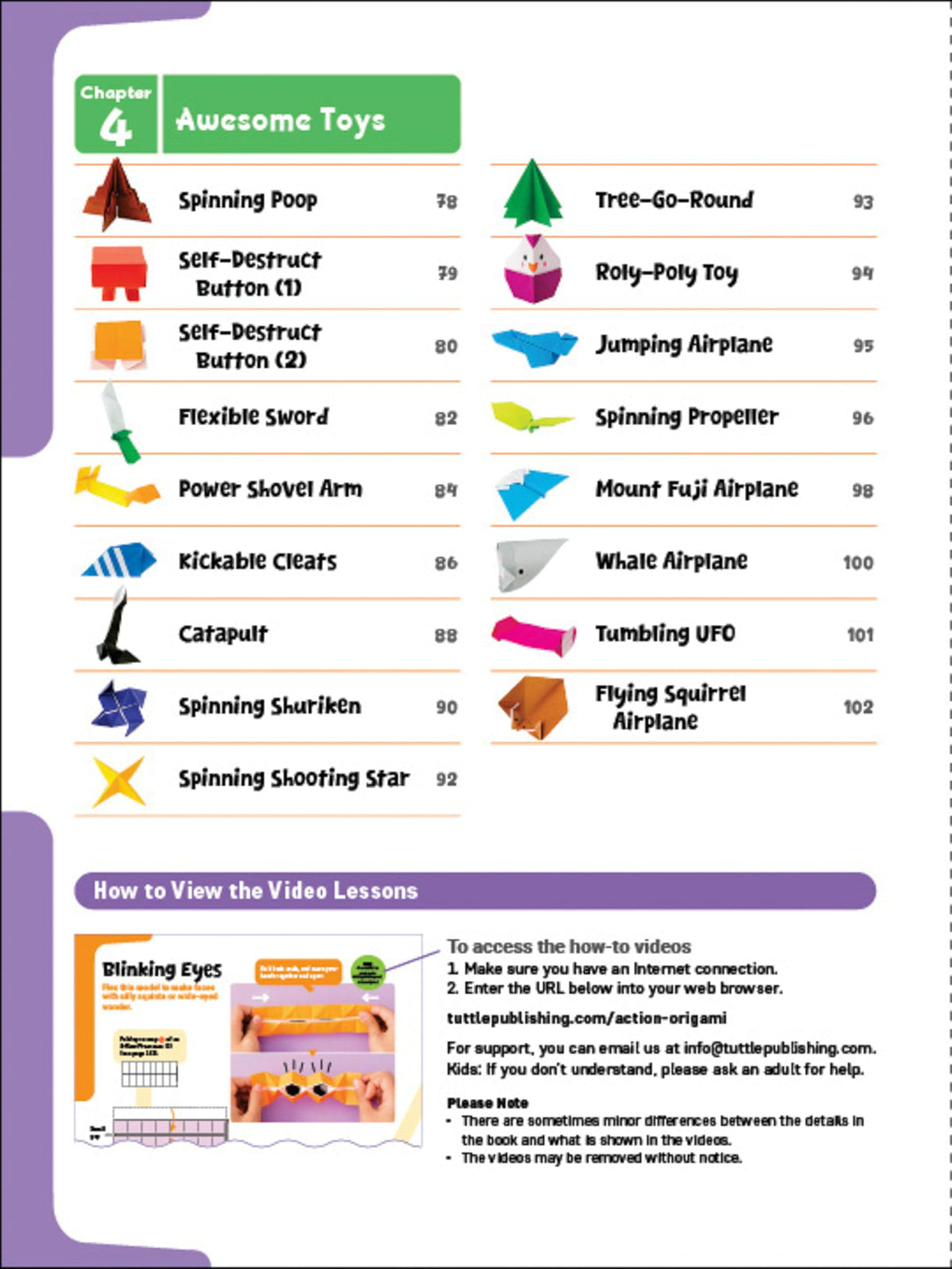 Action Origami: Paper Toys That Fly, Hop, Twirl, Shake and Surprise!