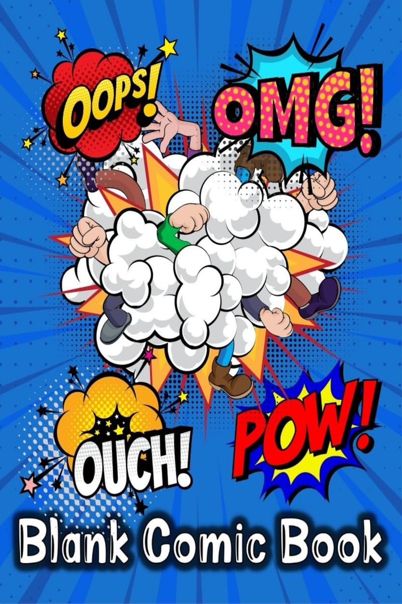 Blank Comic Book : Create and Draw your own Comics . Large Notebook Journal Sketchpad for Kids Teens and Adults.120 Templates to express Your Talent and Creativity. Create Your own Story!
