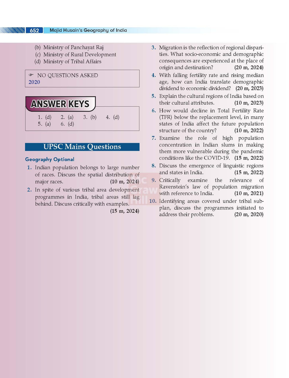 Geography of India, 11e for UPSC CSE 2026 by Pallavi Saxena | Solved PYQs | Colour Maps, Graphs & Charts | Learning tricks & Trend analysis | 30+ Video lectures, Monthly Current Affairs and Webinars