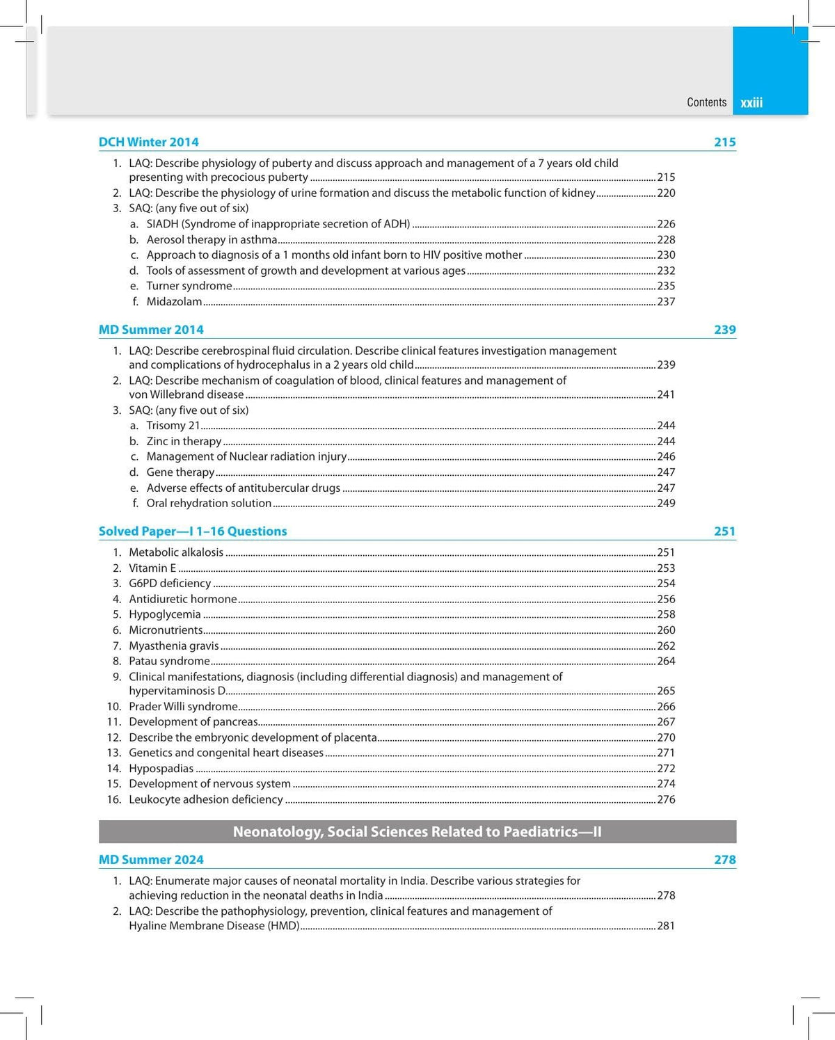 Solved Papers Pediatrics for PG Students, 5/E | Previous Years' Solved Papers (2014-2024) PYQs | A must for MD and DNB Pediatrics, DCH, CPS and Other Examinations Across India: 1