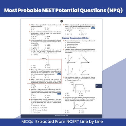 PW Objective NCERT Punch 5.0 Physics, Chemistry and Biology Combo Set of 3 Books l Updated with Most Probable NEET Potential Questions (NPQ) For End Time Preparation